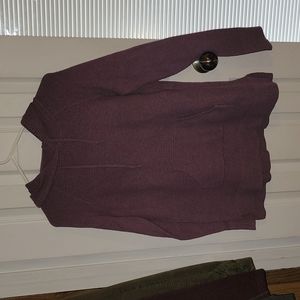 Sonoma hooded soft purple sweater, size medium